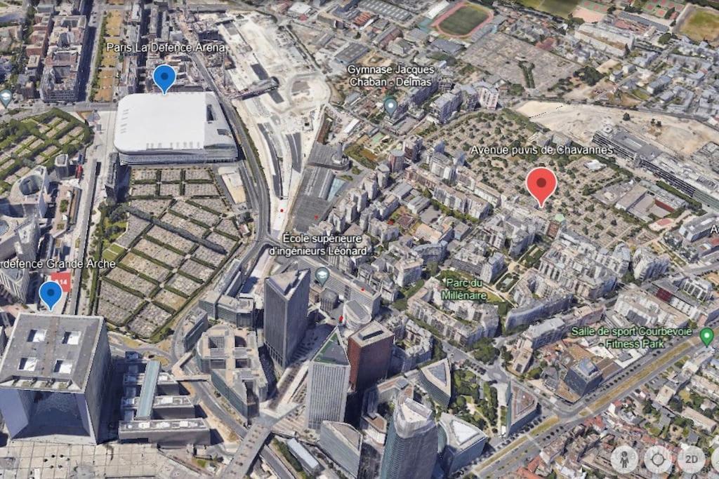 Appartamento Cozy Haven Near Paris La Defense Grande Arche Courbevoie Esterno foto